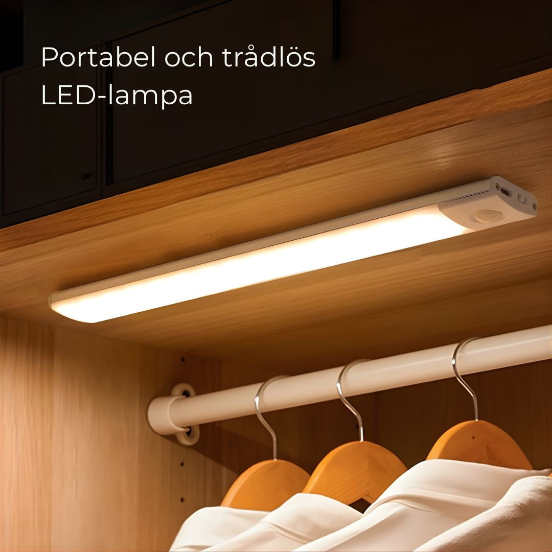 Portabel och trådlös LED-lampa